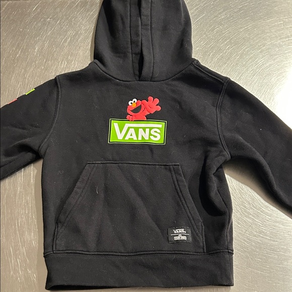 Vans Black Hoodie with Red Elmo and Green Logo - Picture 5 of 6